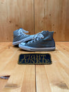 CONVERSE CHUCK TAYLOR ALL STAR Youth Size 2 High Top Shoes Sneakers Grey Gray Blue  658062F