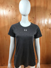 UNDER ARMOUR HEAT GEAR Graphic Print Adult T-Shirt Tee Shirt M MD Medium Dark Gray