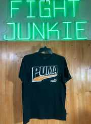 NEW! PUMA ESSENTIALS MID 90S XL Extra Large Xtra Large Kids Boys Graphic Print Short Sleeve Black T Shirt Tee Shirt