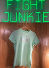 NEW! PUMA SUMMER DAZE XL Extra Large Xtra Large 2 Piece Set Kids Girls Graphic Print Short Sleeve Green T Shirt Tee Shirt  & Tights