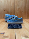 VANS OLD SKOOL GLITTER Kids Youth Size 2 Low Top Shoes Sneakers Blue Purple