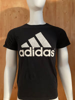 ADIDAS Graphic Print The Go To Tee Adult S Small SM Black T-Shirt Tee Shirt