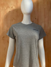 ADIDAS "CLIMALITE" Graphic Print Adult M Medium MD Gray T-Shirt Tee Shirt