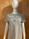 ADIDAS "KANSAS VOLLEYBALL" Graphic Print Adult M Medium MD Gray 2011 T-Shirt Tee Shirt