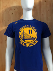 ADIDAS "KLAY THOMPSON" GOLDEN STATE WARRIORS #11 NBA BASKETBALL Graphic Print The Go To Tee Adult T-Shirt Tee Shirt M MD Medium Blue Shirt 2016