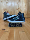 CONVERSE CHUCK TAYLOR ALL STAR Youth Size 5 High Top Shoes Sneakers Shimmering Black 665105C