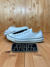 CONVERSE ALL STAR LEATHER Men's Size 10 Low Top Unisex Shoes Sneakers White 109058