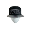 Fight Junkie Old School Skool Embroidered Felt Patch Snap Back MMA Cap Black & Gray