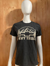 GILDAN "CHEVY TRUCKS" Adult T-Shirt Tee Shirt M MD Medium Gray Shirt