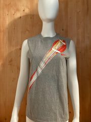 NIKE Graphic Print Adult XL Extra Xtra Large Gray Tank Top T-Shirt Tee Shirt