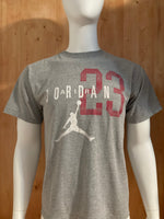 NIKE "AIR JORDAN 23" Graphic Print Adult XL Extra Xtra Large Gray T-Shirt Tee Shirt