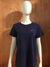 NIKE "SWOOSH" Graphic Print Adult T-Shirt Tee Shirt XXL 2XL Dark Blue Shirt