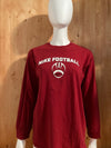 NIKE "FOOTBALL" Graphic Print Kids Youth Unisex T-Shirt Tee Shirt XL Xtra Extra Large Red Shirt