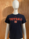 NIKE "AUBURN TIGERS FOOTBALL" Graphic Print Kids Youth Unisex T-Shirt Tee Shirt L Lrg Large Dark Blue Shirt