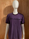 NIKE "CICLISMO" MADE IN USA Graphic Print Adult T-Shirt Tee Shirt L Lrg Large Purple Shirt