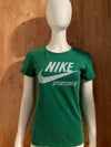 NIKE "SWOOSH SPORTSWEAR" Graphic Print Adult T-Shirt Tee Shirt S SM Small Green Shirt