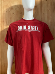 NIKE "OHIO STATE" DOT THE I Graphic Print Adult T-Shirt Tee Shirt XL Xtra Extra Large Red Shirt