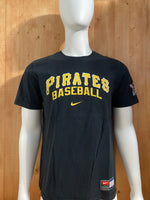 NIKE "PIRATES BASEBALL" REGULAR FIT Graphic Print Adult T-Shirt Tee Shirt XL Xtra Extra Large Black Shirt