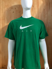 NIKE "AIR" Graphic Print Adult T-Shirt Tee Shirt XL Xtra Extra Large Green Shirt