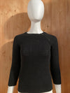 LOFT Adult T-Shirt Tee Shirt XS Extra Small Xtra Small Dark Gray Knit Sweater