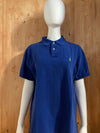 POLO RALPH LAUREN CUSTOM FIT Blue Label Adult T-Shirt Tee Shirt XL Extra Large Xtra Lrg Blue Polo Shirt