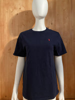 POLO RALPH LAUREN BLUE LABEL SMALL PONY Youth Unisex T-Shirt Tee Shirt XL Xtra Extra Dark Blue Shirt