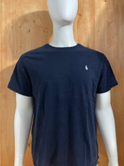 POLO RALPH LAUREN SMALL PONY Adult T-Shirt Tee Shirt XL Xtra Extra Large Dark Blue Shirt