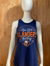 NWT REEBOK "NEW YORK ISLANDERS HOCKEY" Graphic Print Adult L Lrg Large Blue Tank Top T-Shirt Tee Shirt