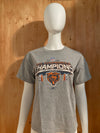 REEBOK "CHICAGO BEARS" 2006 NFC CHAMPIONS NFL Graphic Print Unisex Kids Youth T-Shirt Tee Shirt L Large Lrg Gray Shirt