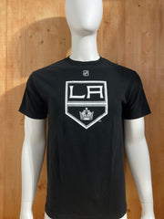 REEBOK "DREW DOUGHTY" LA KINGS #8 NHL HOCKEY Graphic Print Adult T-Shirt Tee Shirt M MD Medium Black Shirt