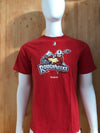 REEBOK "CALGARY ROUGHNECKS" LACROSSE NLL Graphic Print Adult T-Shirt Tee Shirt M MD Medium Red Shirt