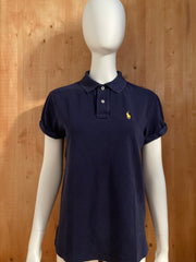 POLO RALPH LAUREN BOYFRIEND Blue Label Adult T-Shirt Tee Shirt S SMALL SM Dark Blue Polo Shirt