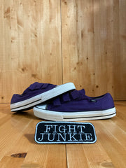 VANS OLD SKOOL Low Top Men's Size 10.5 Canvas Hook & Loop Skateboarding Shoes Sneakers Purple